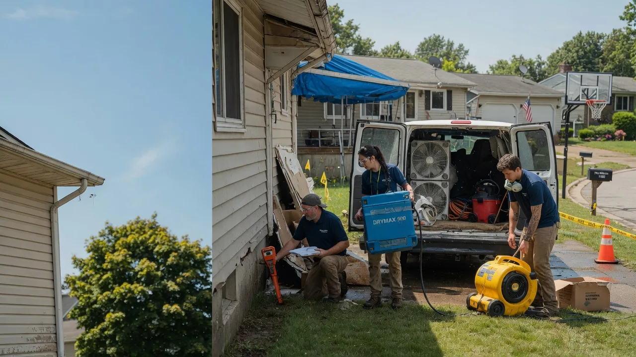 Ceiling Leak Cleanup in North Robinson, OH near me