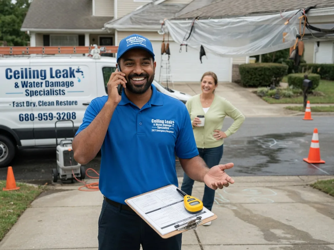 Ceiling Leak Cleanup North Robinson, OH FAQs